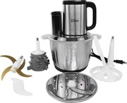 Tocator legume-fructe Zilan ZLN2757 digital multifunctional, Vas inox capacitate 3L, 4 functii presetate, Lame din titan, Putere 500W