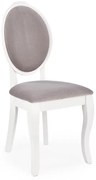Scaun de sufragerie Velly (Alb + Gri). 1048927