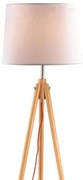 Lampadar, lampa de podea cu trepied YORK PT1 WOOD 089805