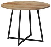 Masa Bucatarie/Dining Rotunda Sarrid PAL Finisaj Stejar Diametru 100 cm