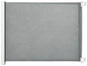 PawHut Poartă Extensibilă pentru Câini până la 115 cm, Alb și Gri | Aosom Romania