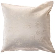 Husă de pernă de Crăciun impermeabilă Flori aurii,40 x 40 cm