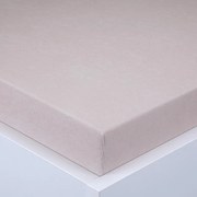 Cearşaf cu elastic frotir EXCLUSIVE culoarea cafelei 90 x 200 cm