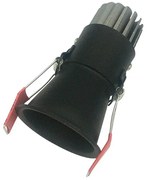 Spot LED incastrabil Trimless negru 6W 3000K