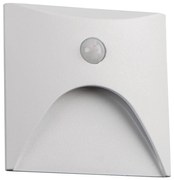 Kanlux 39141 - Aplica LED pentru scări EXIN cu senzor, 2,5W/230V, 4000K, IP65, alb, pătrat