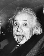 Fotografie Albert Einstein Sticking Out His Tongue, Bettmann