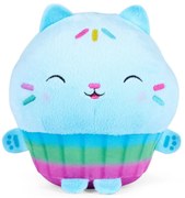 Pisica Muffin Casa magică a lui Gabi, 25 cm,albastru, pluș