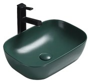 Mexen Rita chiuvetă de blat 45 x 32 cm, verde închis mat - 21084547