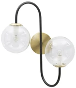Mauro Ferretti LAMPA DE PERETE FIER NEGRU CM 36x24x45
