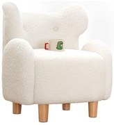 Fotoliu pentru copii TOBI, alb