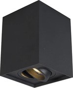 Spot inteligent negru reglabil, inclusiv WiFi GU10 - Quadro Up