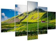Tablou cu peisaj montan (150x105 cm)