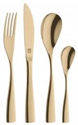 Set 24 tacamuri Bocholt Gold, inox, 3 mm