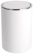 Coș de gunoi alb din plastic 5 l Inca – Wenko