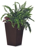 Recipient de ghiveci Ketter Rattan Planter, maro, 23,6 l, 29 x 44 x 29 cm