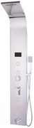 Panou dus TRENDY’S,cu hidromasaj inox 5 functii Digital Thermo,cromat lucios, cu led