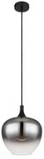 Lustră pe cablu Globo 15548H MAXY 1xE27/40W/230V d. 24 cm negru