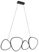 Candelabru suspendat cu cablu LED PETRA, 48W, 230V, 4000K, negru