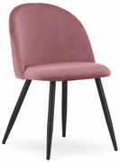 Scaun Bucatarie/Dining Capri Catifea Roz