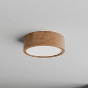 Plafonieră cu senzor CLEO, 2xE27/24W/230V, Ø 27,5 cm, stejar