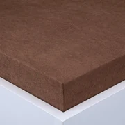 Cearşaf cu elastic frotir EXCLUSIVE maro închis 90 x 200 cm