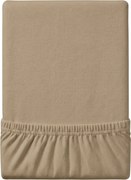 Cearsaf Jersey EXCLUSIVE cu elastic bej 140 x 200 cm