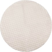 vidaXL Covoare de zonă Rotund SIROLO Bej Ø 120 CM Poliester