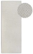 Covor tip traversă crem țesut manual din amestesc de lână 80x200 cm Pradesh Natural White – Elle Decoration