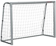 SPORTNOW Poarta de fotbal 6ft x 2ft, Plasa de fotbal pentru gradina cu tarusi de sol, montare rapida si simpla, Poarta pentru antrenament