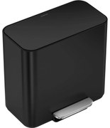 Simplehuman Mini coș de gunoi cu pedală pentrusortarea deșeurilor 15 l, negru mat