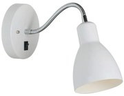 Nordlux - Aplică de perete CYCLONE 1xE14/15W/230V albă
