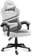 Fotoliu gaming Fusion 4.4 (alb + gri). 1087474