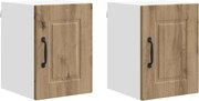 vidaXL Dulap de bucătărie 2 pcs Stejar Artizanal 30 x 31 x 40 cm
