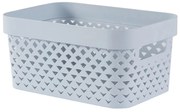 Cutie de depozitare albastru-deschis din plastic 26x17,5x12 cm Pure – Curver