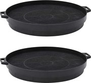 vidaXL Filtre cu cărbune pentru hotă de bucătărie, 2 buc., 210 mm