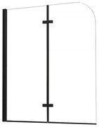 Paravan de cadă Alor 120x140 cm Negru