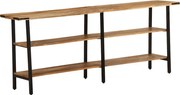 vidaXL Masă consolă, 180x35x70 cm, lemn masiv de mango