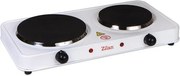 Plita electrica Dubla, ZLN2180 Alb, 49 x 30 x 9 cm, 2500W, termostat reglabil