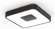 Plafoniera LED Smart dimabila cu telecomanda COIN 34x34cm neagra