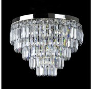 Wranovsky JWZ024060301 - Lustră de cristal aplicată 5xE14/40W/230V + 1xE27/40W