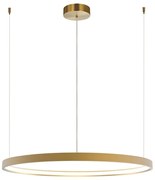 Lustra LED dimabila design modern Cirrcle D-90cm auriu