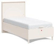 Pat cu lada de depozitare pentru copii 100x200 cm ,   Design modern, port USB, colectia Varia