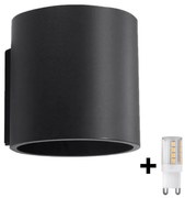 Aplică LED FRIDA 1xG9/4W/230V negru Brilagi