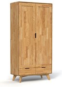 Dulap de stejar 90x180 cm Greg - The Beds