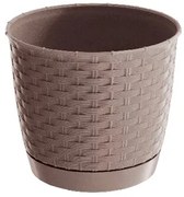 Ghiveci de plastic Ratolla Round bej, diam. 22 cm, 22 cm