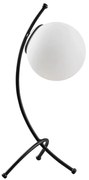 Veioză alb-negru cu abajur din sticlă (înălțime 43 cm) Yay – Opviq lights