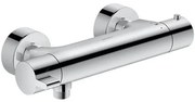 Duravit B.2 Baterie dus monocomanda cu termostat, crom