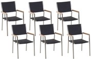Set scaune 4 buc. Grosso (negru) (ratan). 1011518