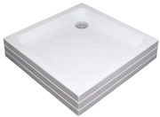 Ravak A007701120 - Tavă de duș pătrată ANGELA 90x90 cm albă