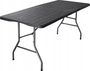 Masa de catering CATERON 70x180 cm, maro